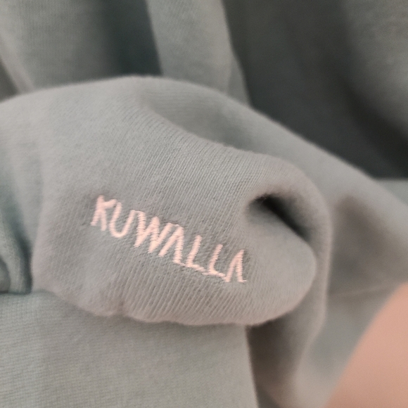 Kuwalla Cotton Crew Sweater - Sage Green - Size M - Picture 5 of 10
